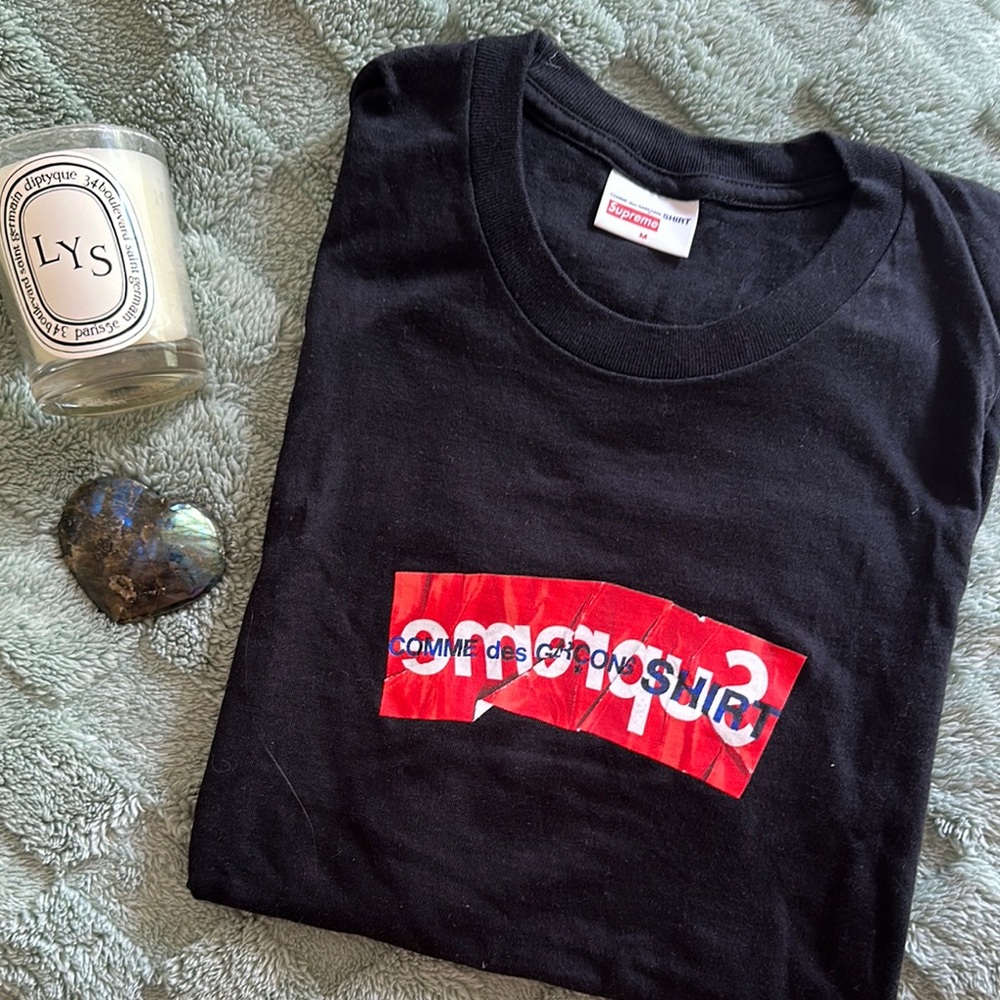 Supreme x Comme des Garçons SHIRT Box Logo T-Shirt in black